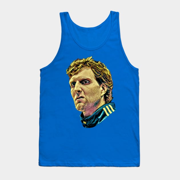 Dirk Face Tank Top by HoopDynastees